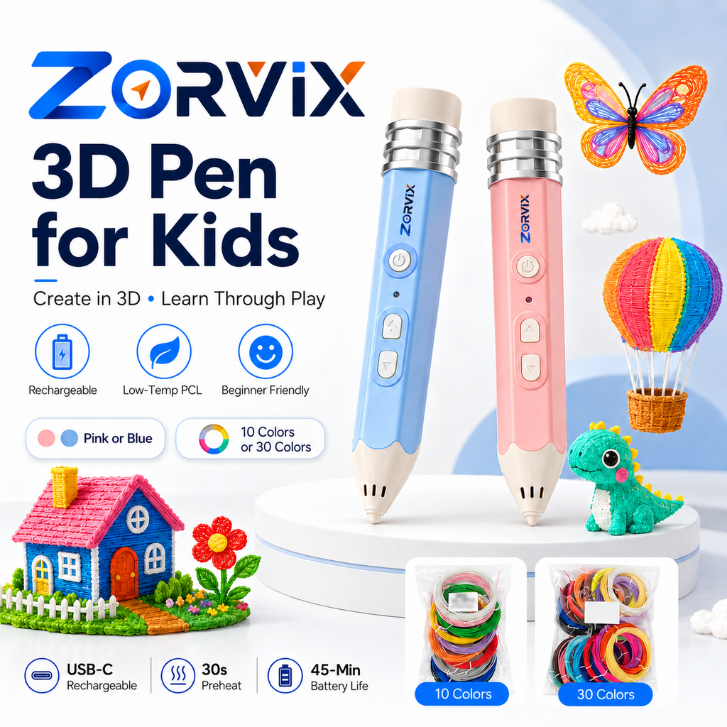 ZORVIX SparkPen™ | 3D Printing Pen for Kids